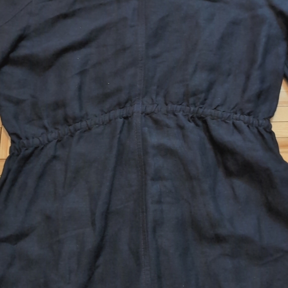 Vintage Armani jeans linen blend blazer jacket made in Italy size 6 - Picture 8 of 9